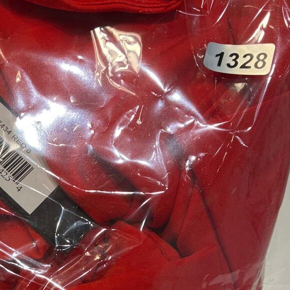 NWT Mac Duggal 27434 Red High Slit Gown Sz 8 MSRP $358 - Picture 14 of 14